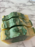 Lime, Tangerine and Mandarin Cold Process Homemade Citrus Soap / Jewel of Castile All Natural Vegan Soap Gift Inspired by Queen Isabella